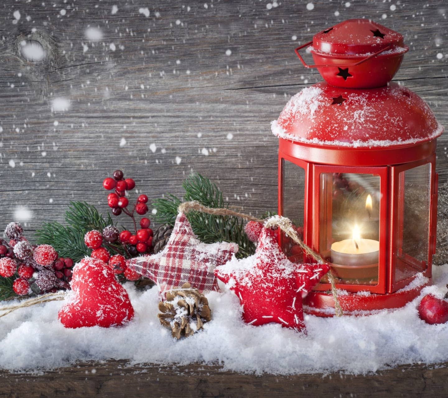 wallpaper et fond d'écran noël fêtes célébration Christmas père Noël boules cadeaux santa claus