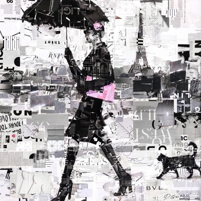 image artiste art collage illustrateur illustration dessinateur paysage femme talent Artist Derek Gores