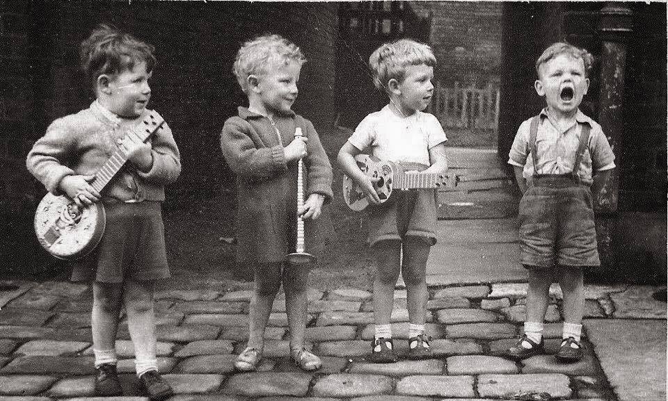 photographie noir et blanc enfants