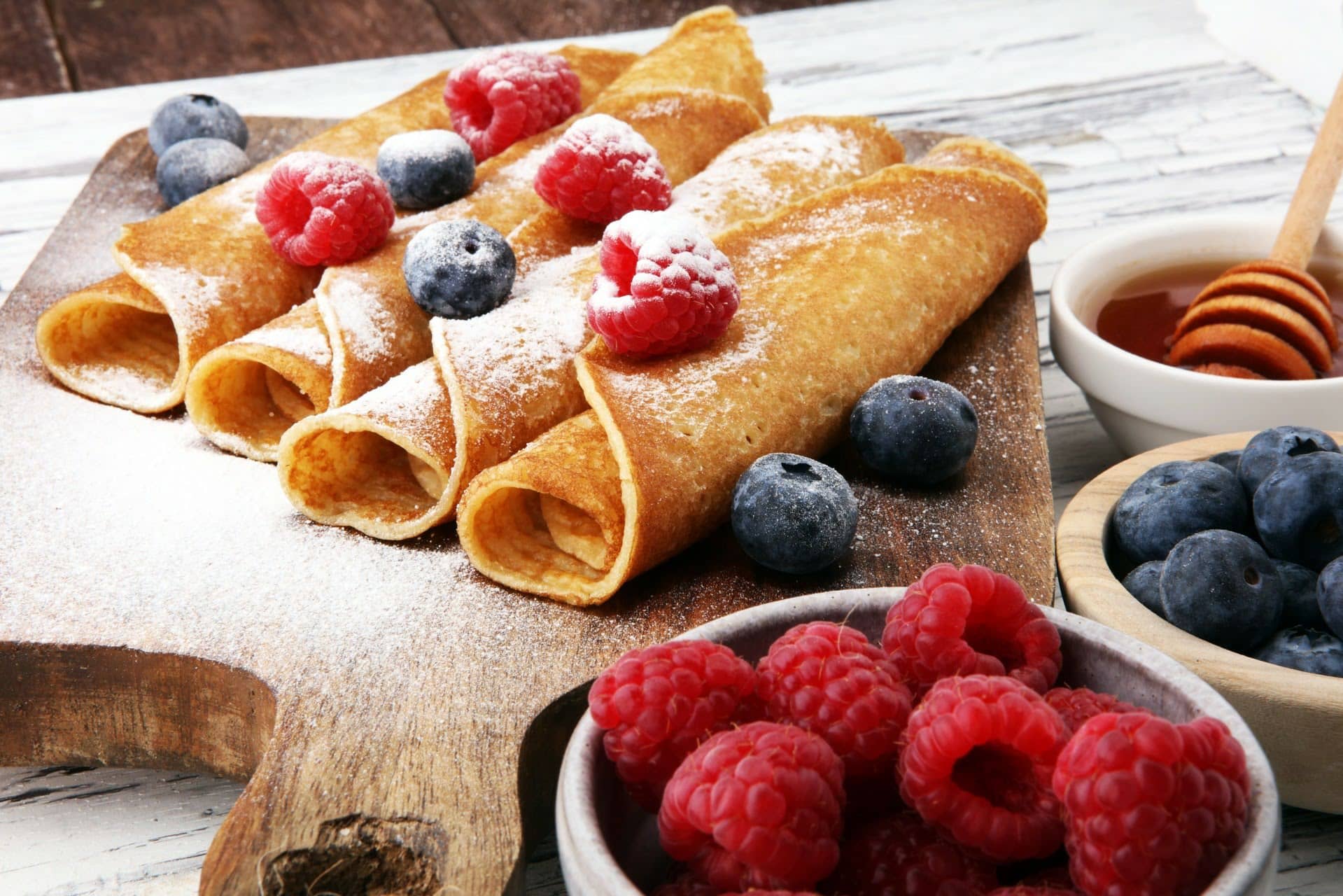 wallpaper fond d'écran crêpes sucrées nourriture