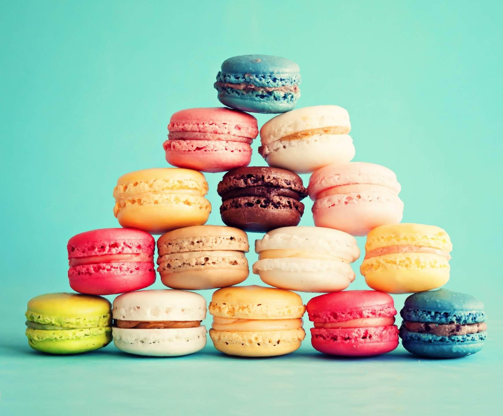 wallpaper et fond d'écran gâteau macarons