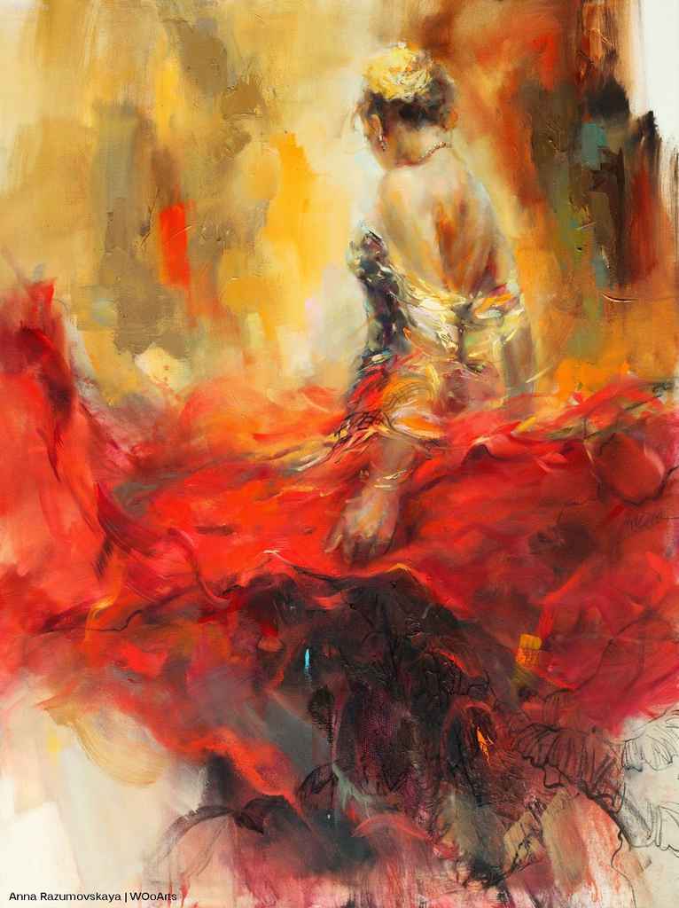 artiste art peinture artist painting oeuvre femme woman danse Anna Razumovskaya