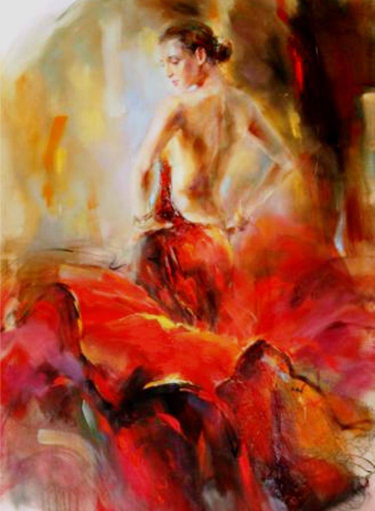 artiste art peinture artist painting oeuvre femme woman danse Anna Razumovskaya