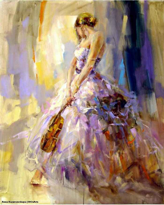 artiste art peinture artist painting oeuvre femme woman danse Anna Razumovskaya