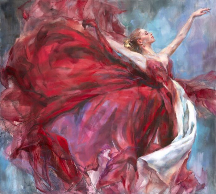 artiste art peinture artist painting oeuvre femme woman danse Anna Razumovskaya