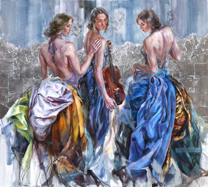 artiste art peinture artist painting oeuvre femme woman danse Anna Razumovskaya