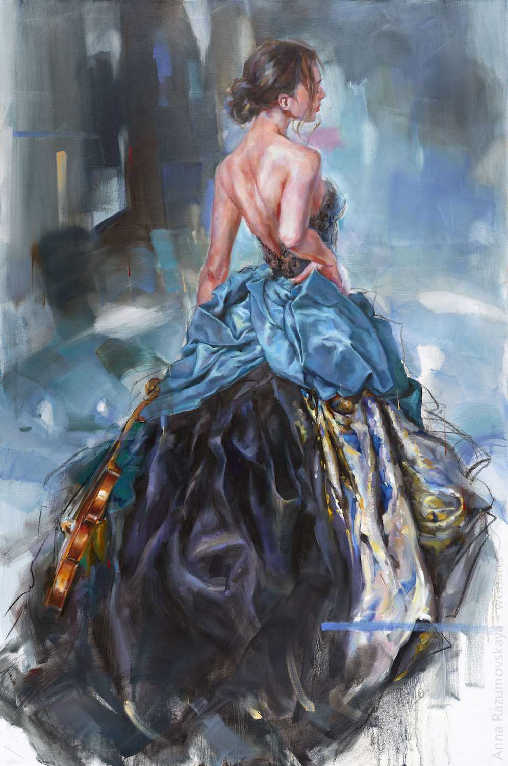 artiste art peinture artist painting oeuvre femme woman danse Anna Razumovskaya