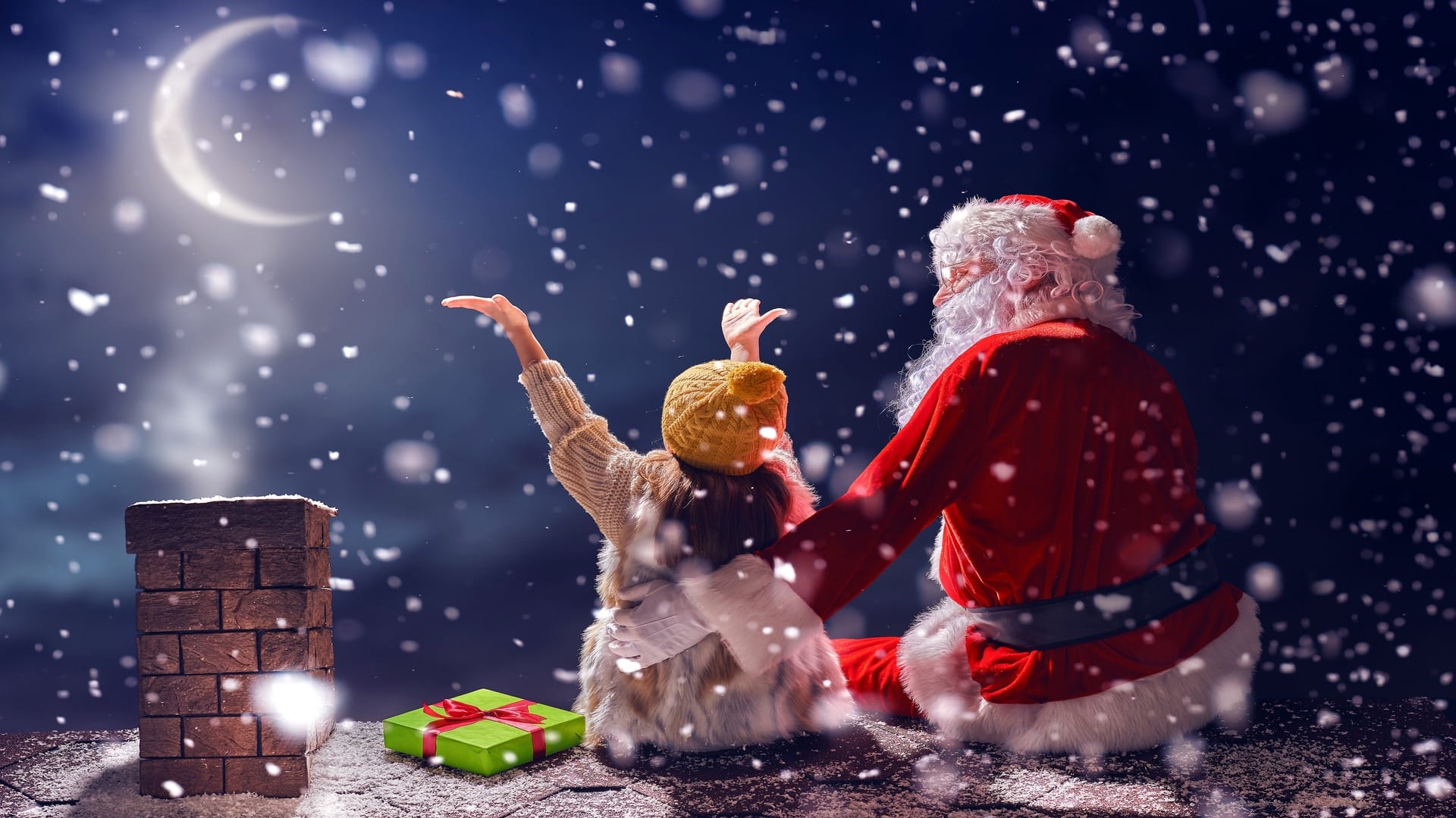 wallpaper et fond d'écran père noël