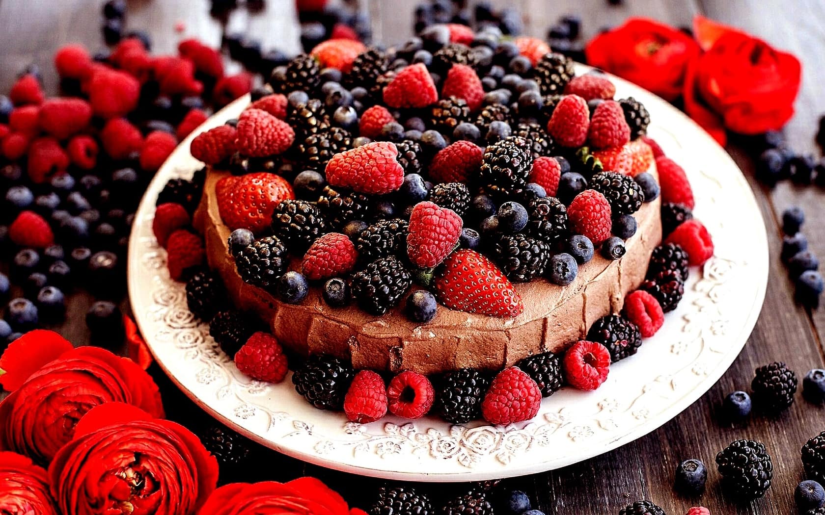 wallpaper et fond d'écran gâteau fruits nourriture