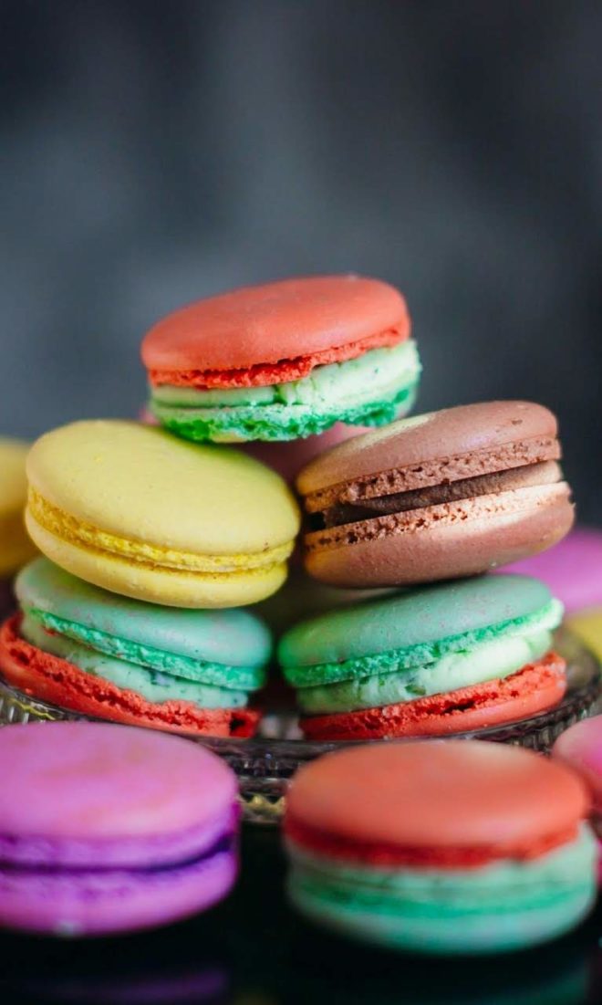 wallpaper et fond d'écran macarons nourriture gâteaux