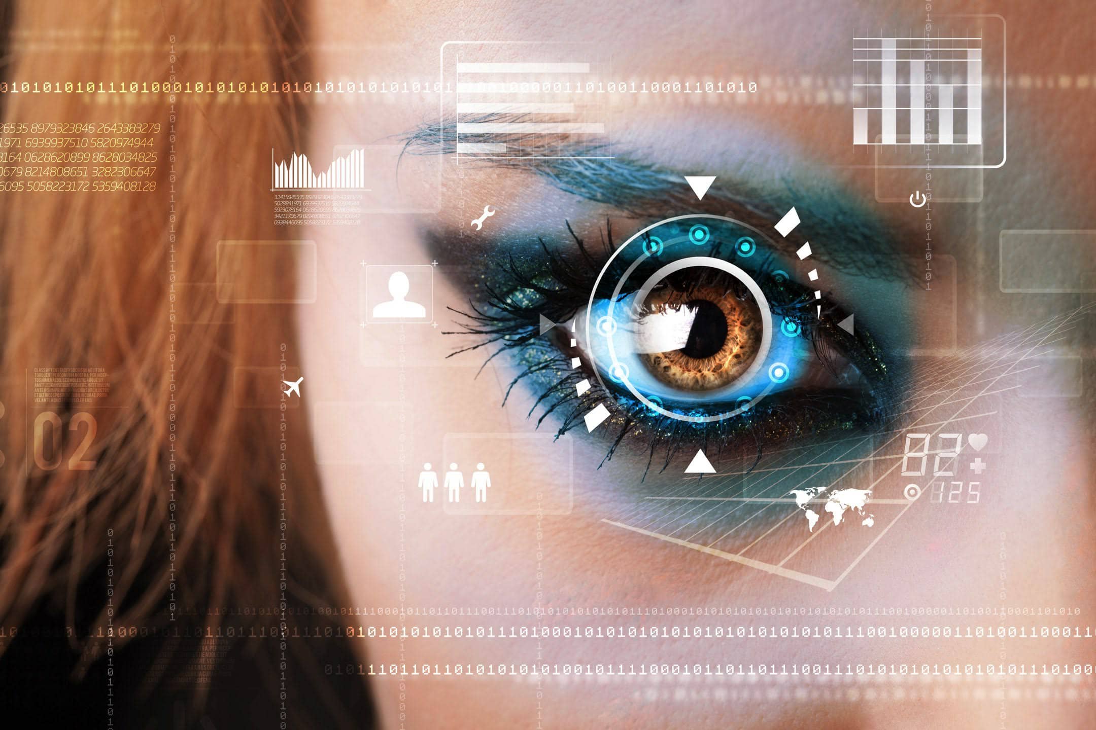 wallpaper et fond d'écran oeil technologie