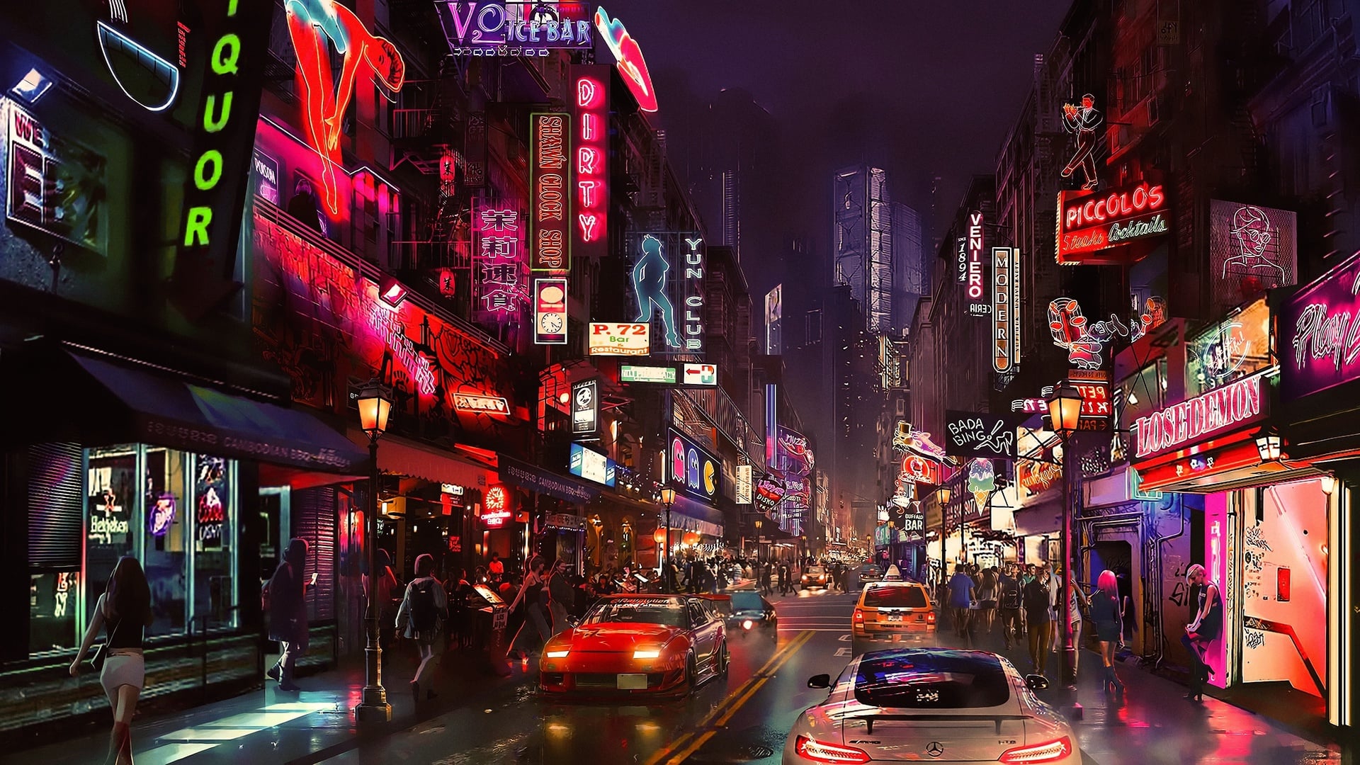 wallpaper et fond d'écran ville futuriste city