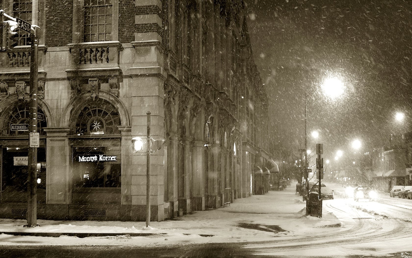 wallpaper et fond d'écran hiver ville paysage