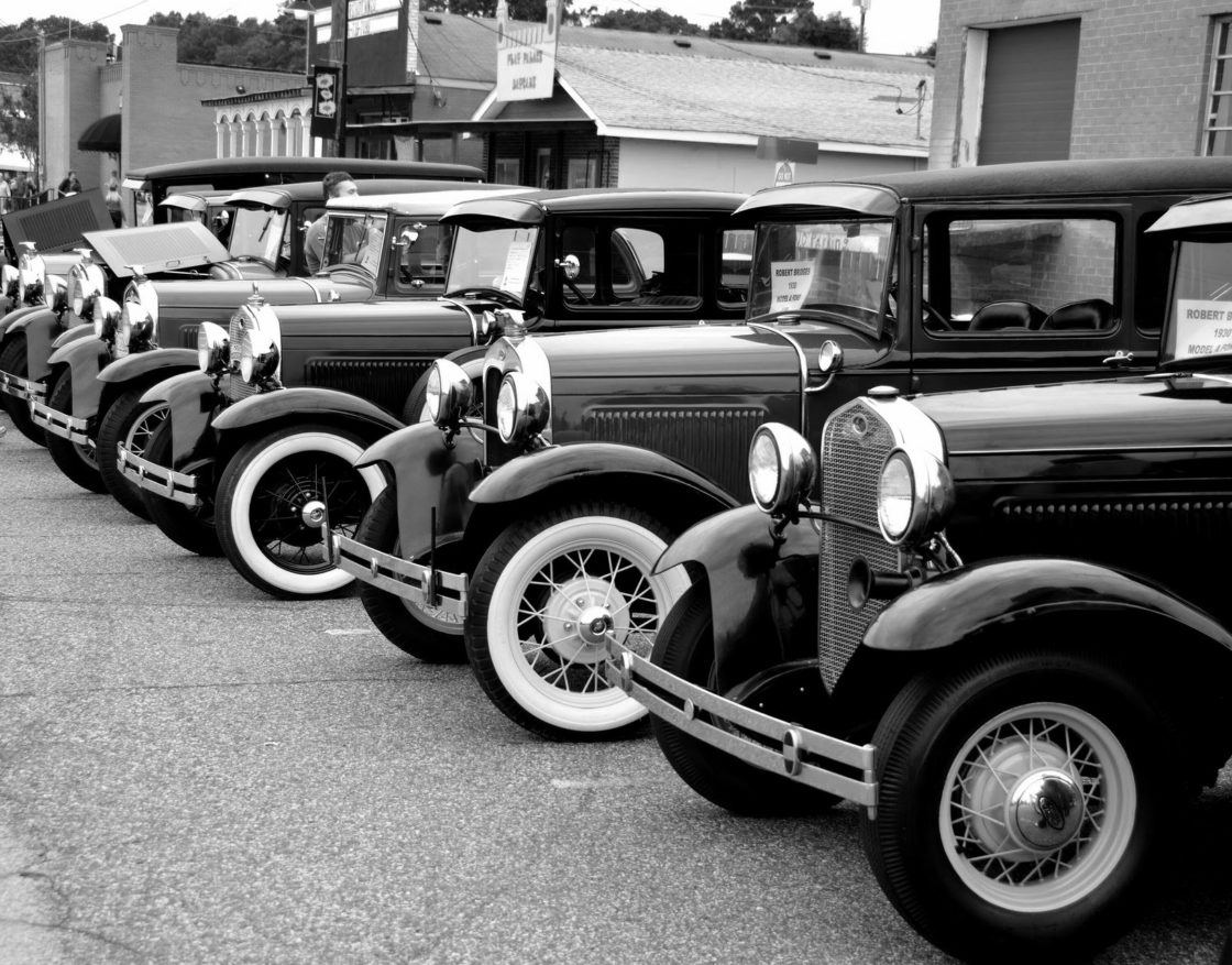 wallpaper et fond d'écran voiture anciennes noir et blanc