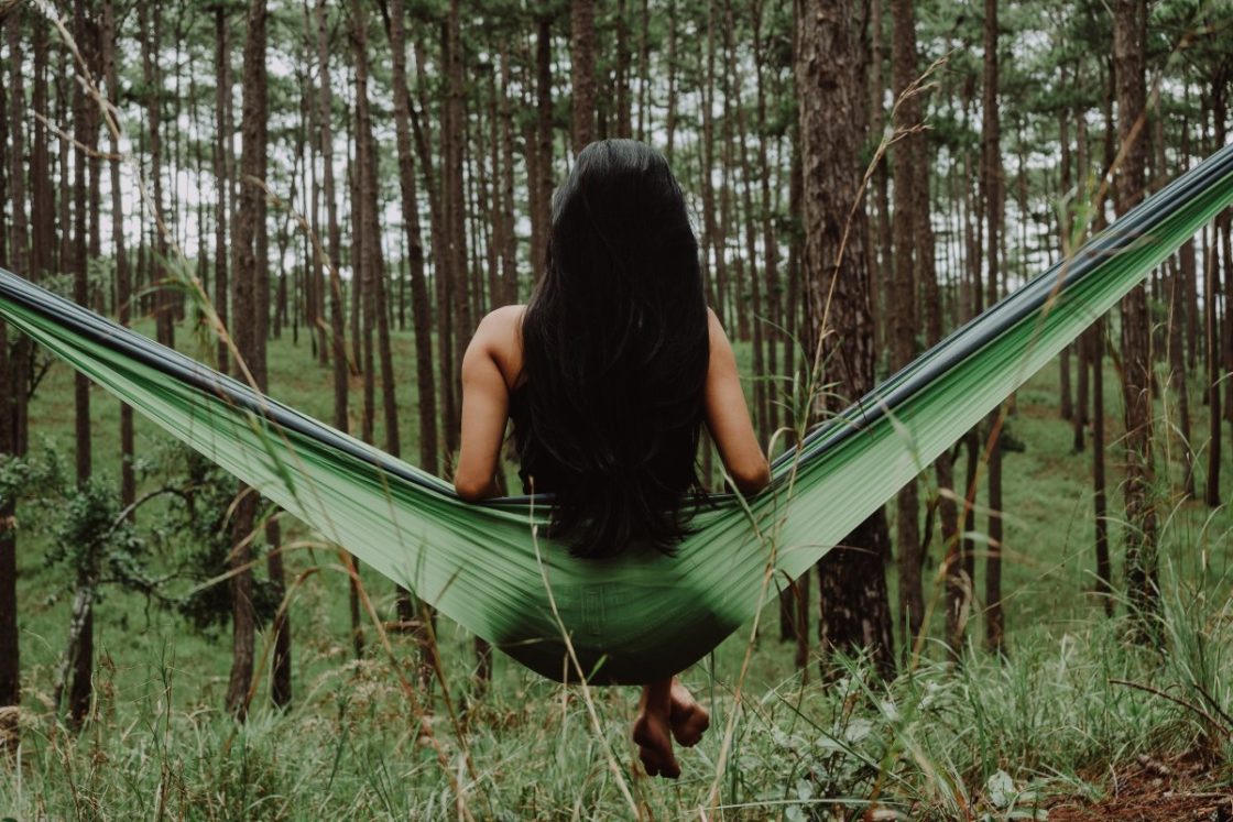 photographie femme relax transat détente