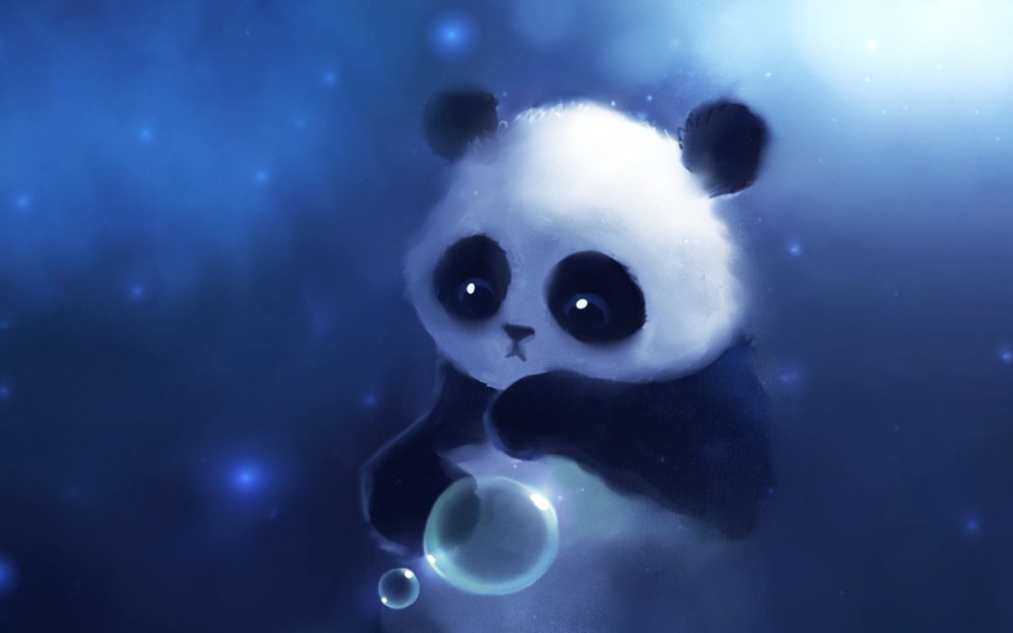 wallpaper et fond d'écran panda animé fantasy