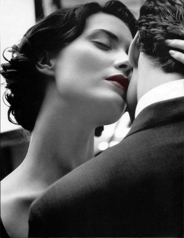 photographie couple amour noir et blanc