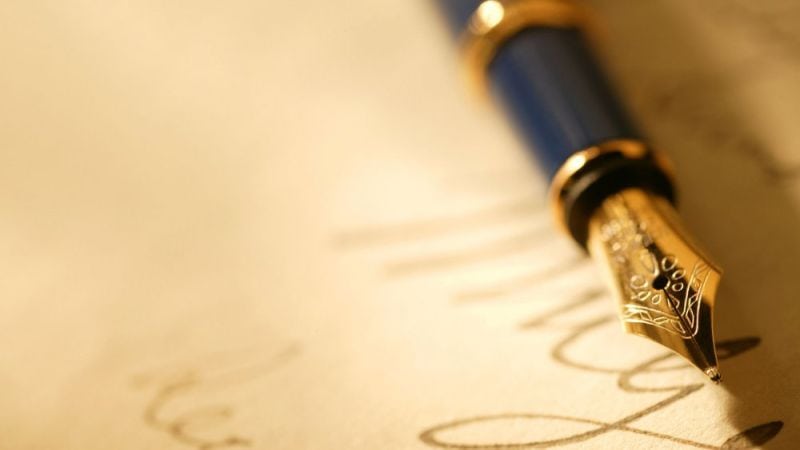 wallpaper et fond d'écran lettre plume mots