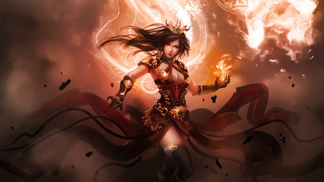wallpaper et fond d'écran guerrière femme fantasy