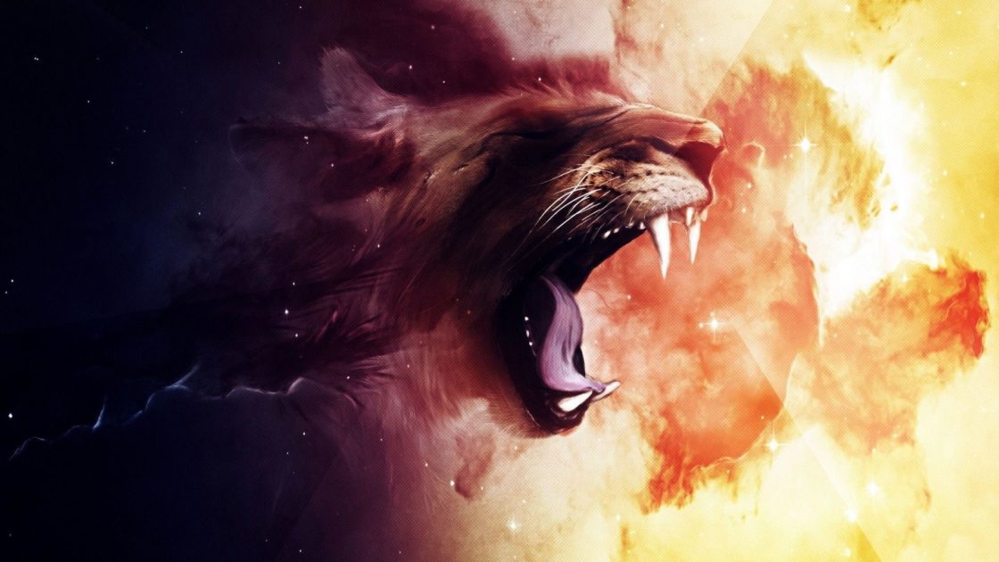 wallpaper et fond d'écran art graphique lion