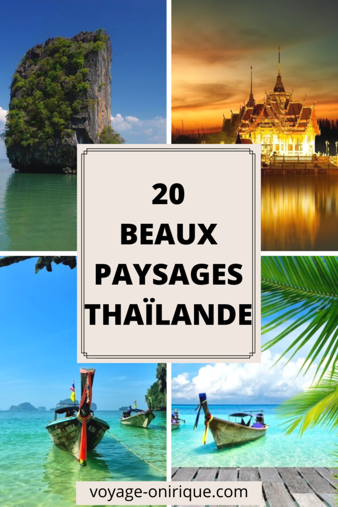 20 beaux paysages de Thaîlande