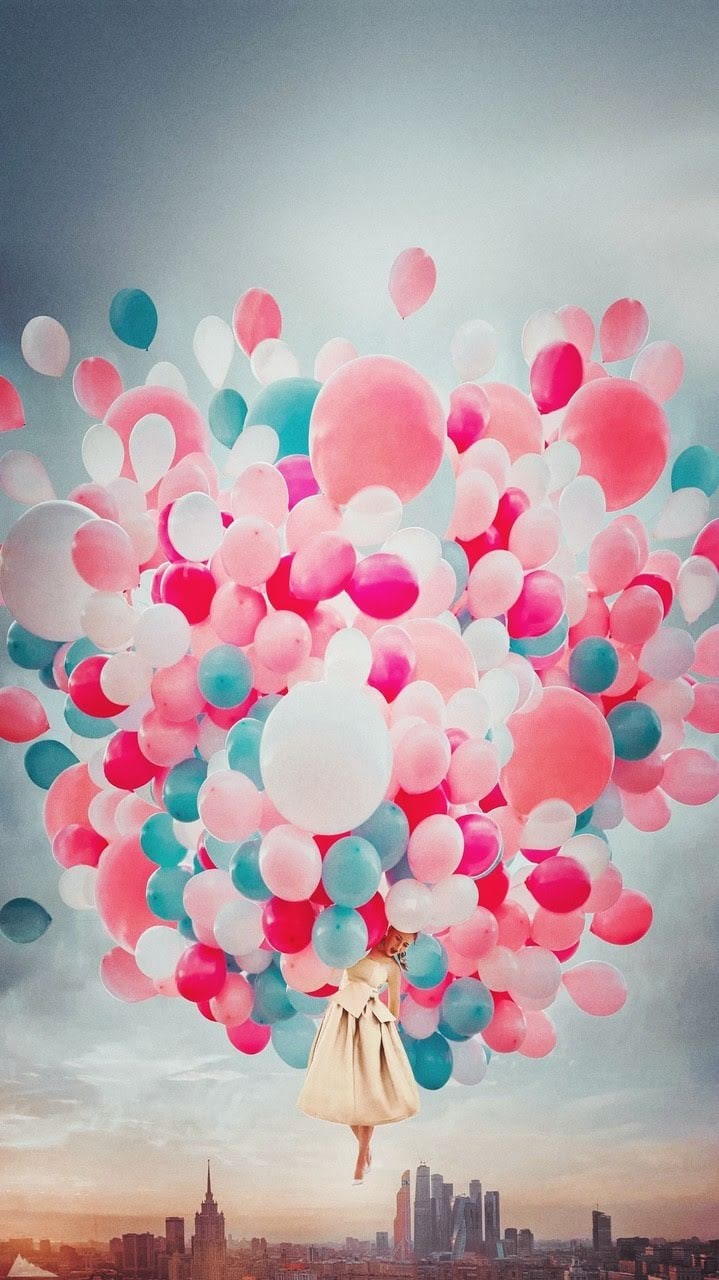 wallpaper et fond d'écran ballons liberté divers envolée libre