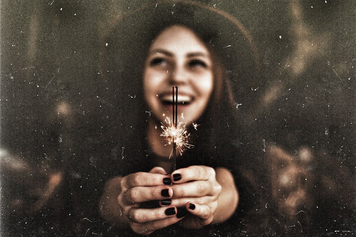 photographie femme étincelle espoir vie spiritualité