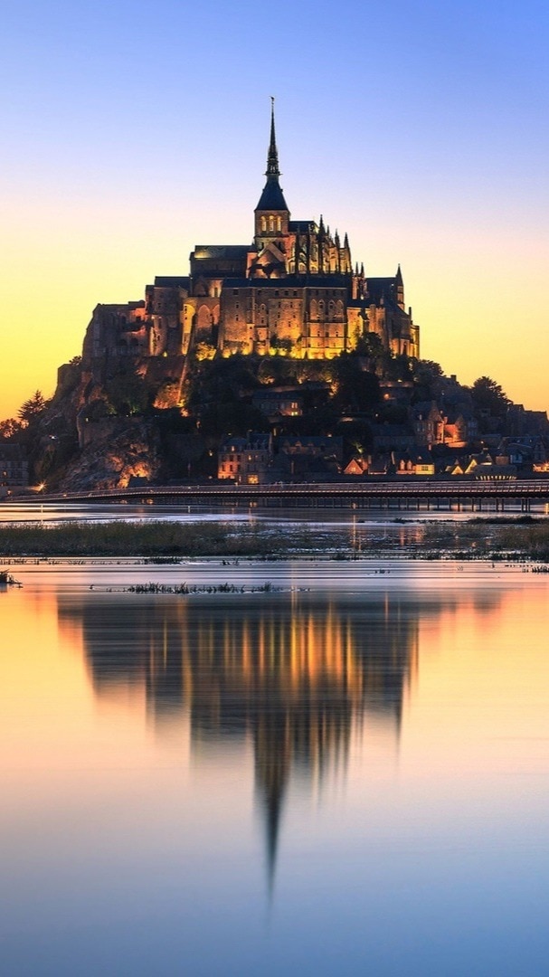 wallpaper et fond d'écran mont-saint michel France pays paysage monument