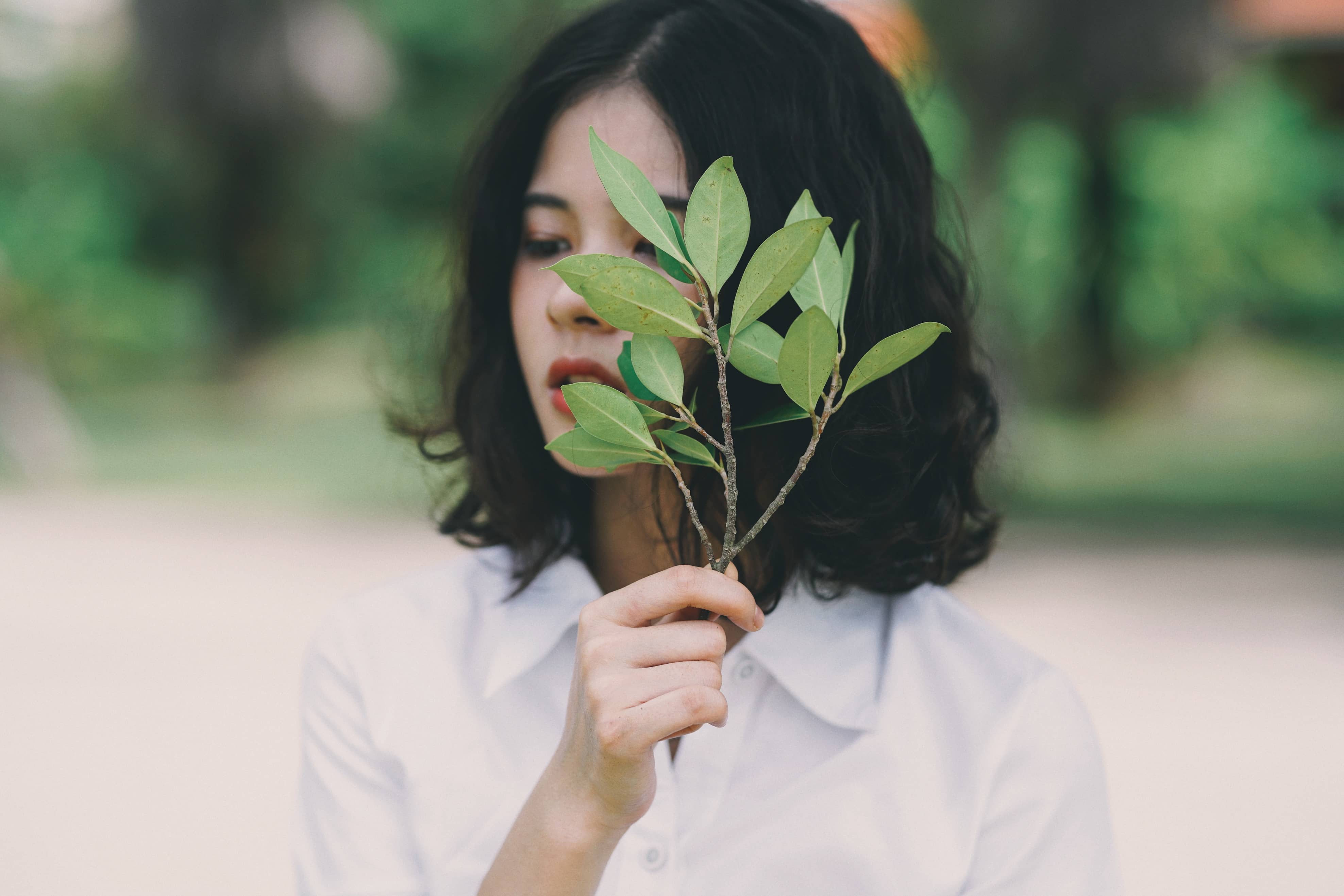 photographie femme caché introverti développement personnel