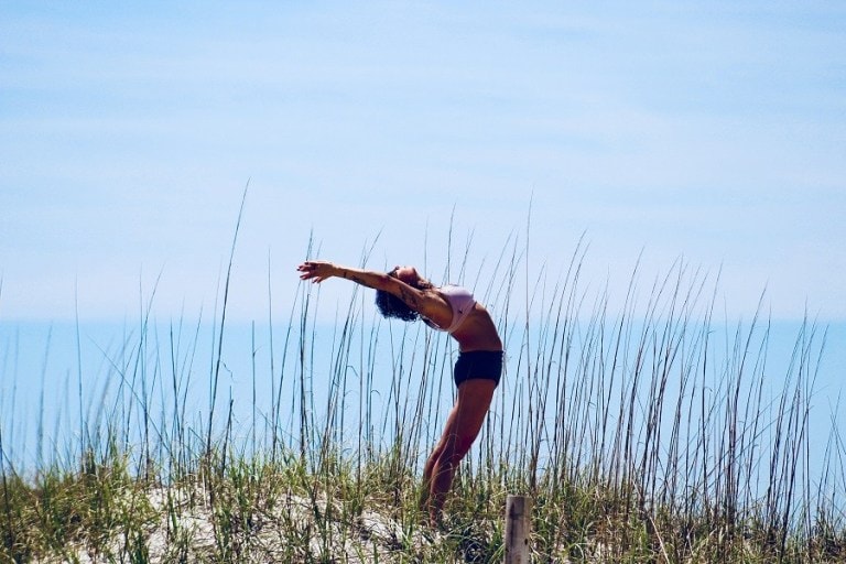 photographie femme yoga méditation