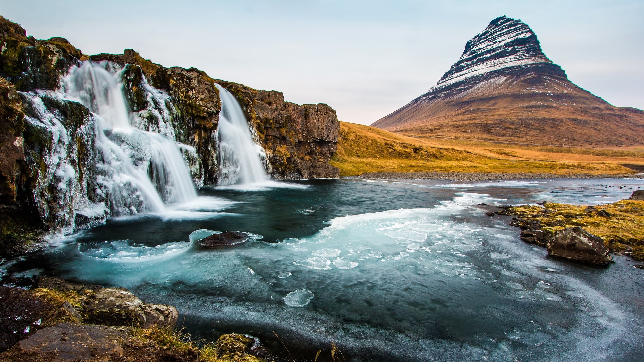 wallpaper et fond d'écran cascade Islande nature paysage eau pays