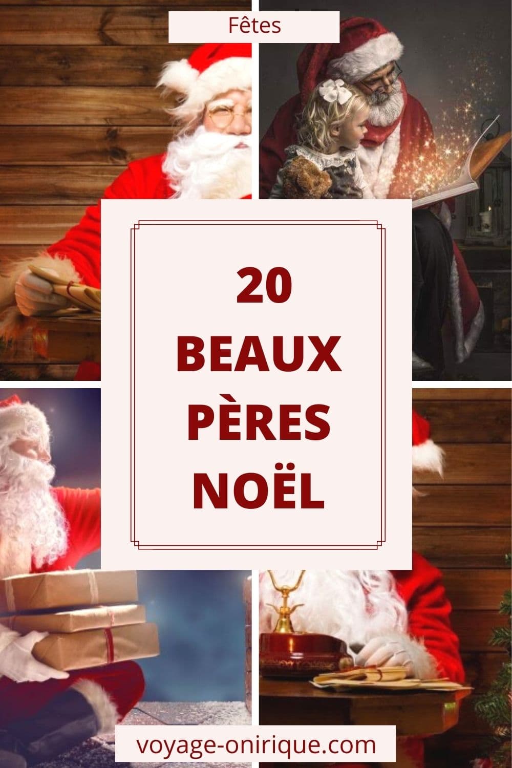image pères noël beau fête célébration homme barbe cadeaux 20 Beaux pères Noël