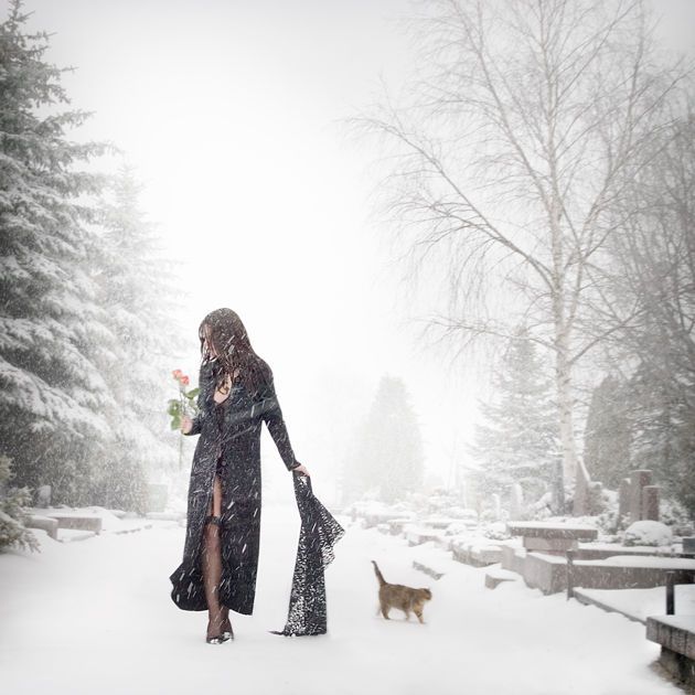photographie femme hiver nature neige paysage