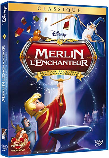 Disney film cinéma Merlin l'enchanteur