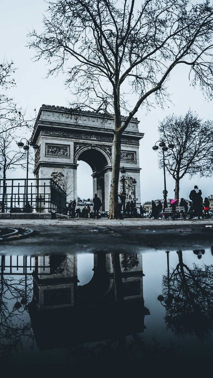 wallpaper et fond d'écran Paris Arc de Triomphe pays France paysage ville