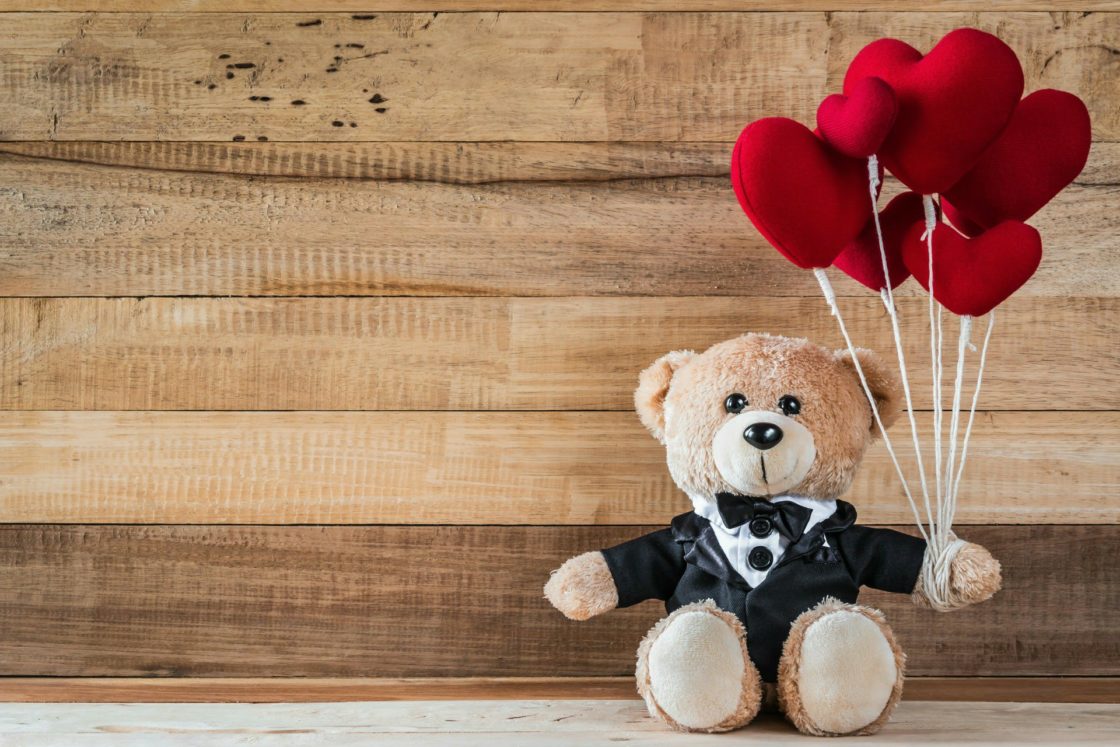 wallpaper et fond d'écran nounours coeur amour tendresse