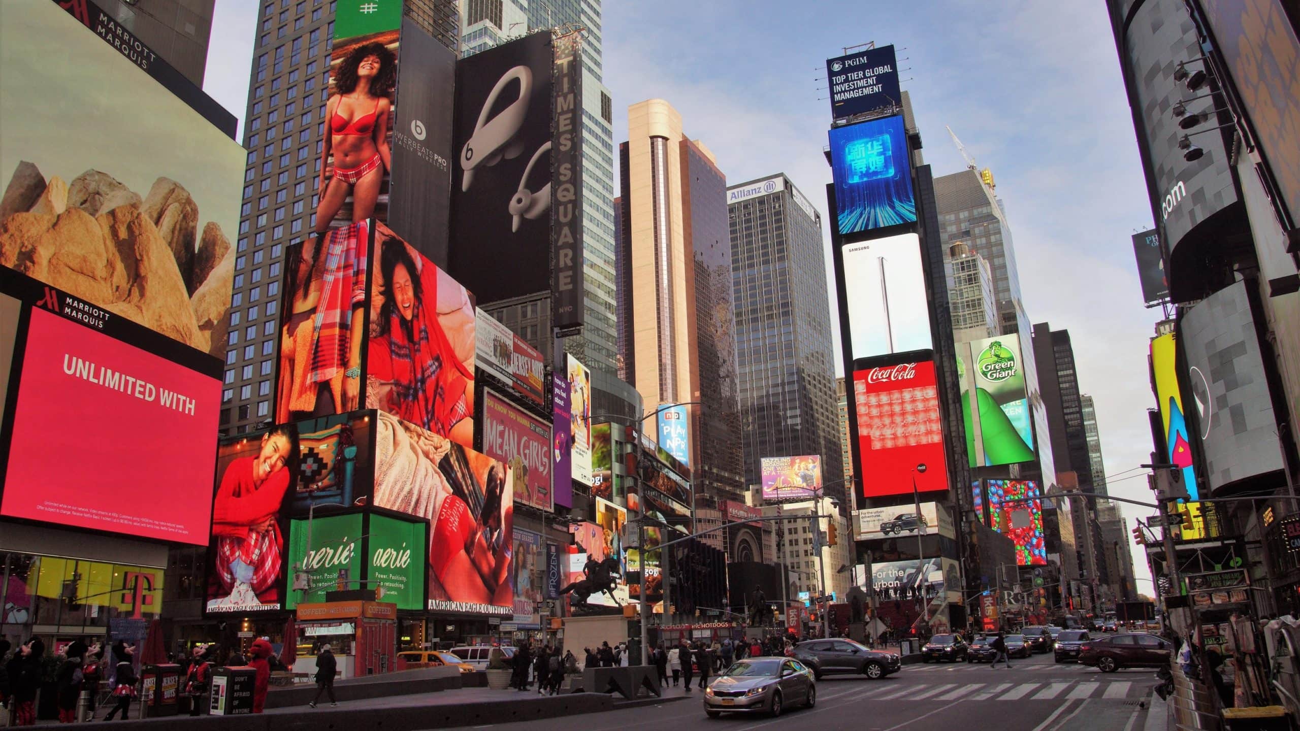 wallpaper et fond d'écran New York Amérique ville pays paysage Time Square