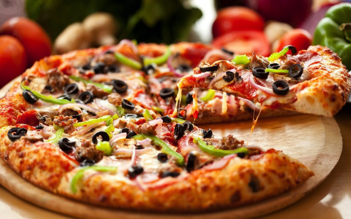 wallpaper et fond d'écran pizza nourriture food cuisine cuisiner repas