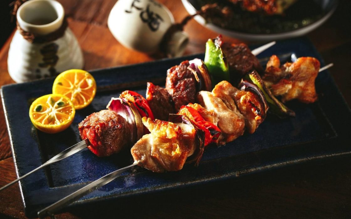 wallpaper et fond d'écran brochettes nourriture food cuisine viandes cuisiner