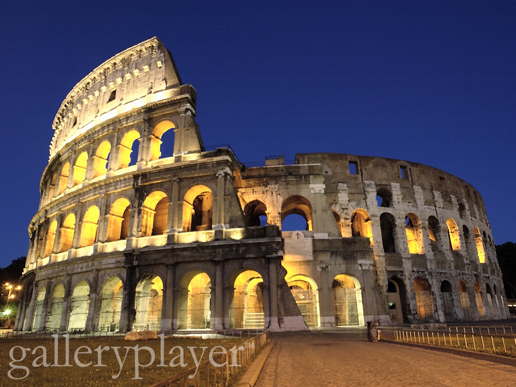 wallpaper et fond d'écran monument Colosseum Rome Italie pays paysage voyage