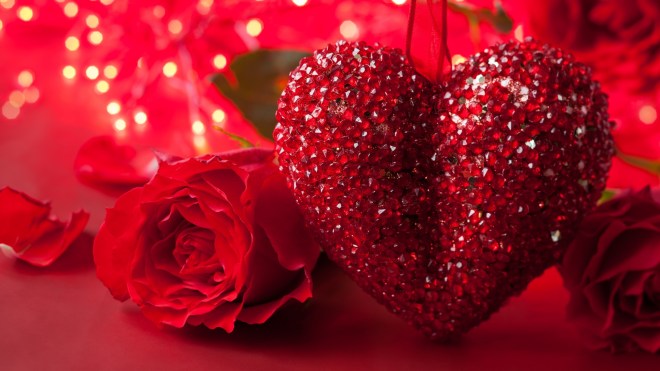 wallpaper et fond d'écran saint-valentin amour coeur fleurs amoureux fête sentiments