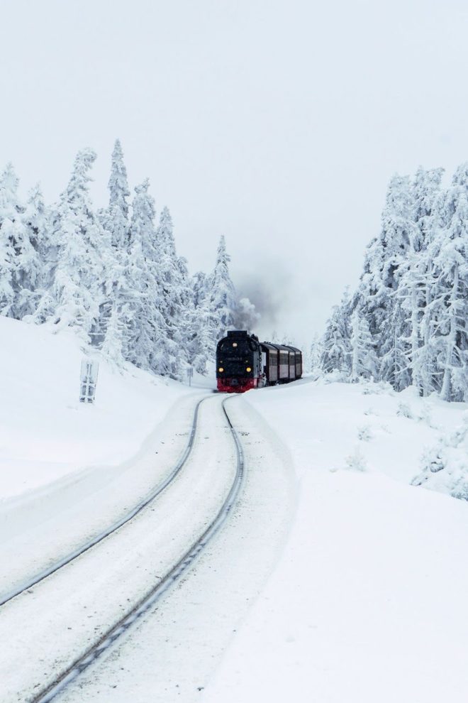 wallpaper et fond d'écran hiver nature neige paysage train saison winter snow nature paysage enneigé