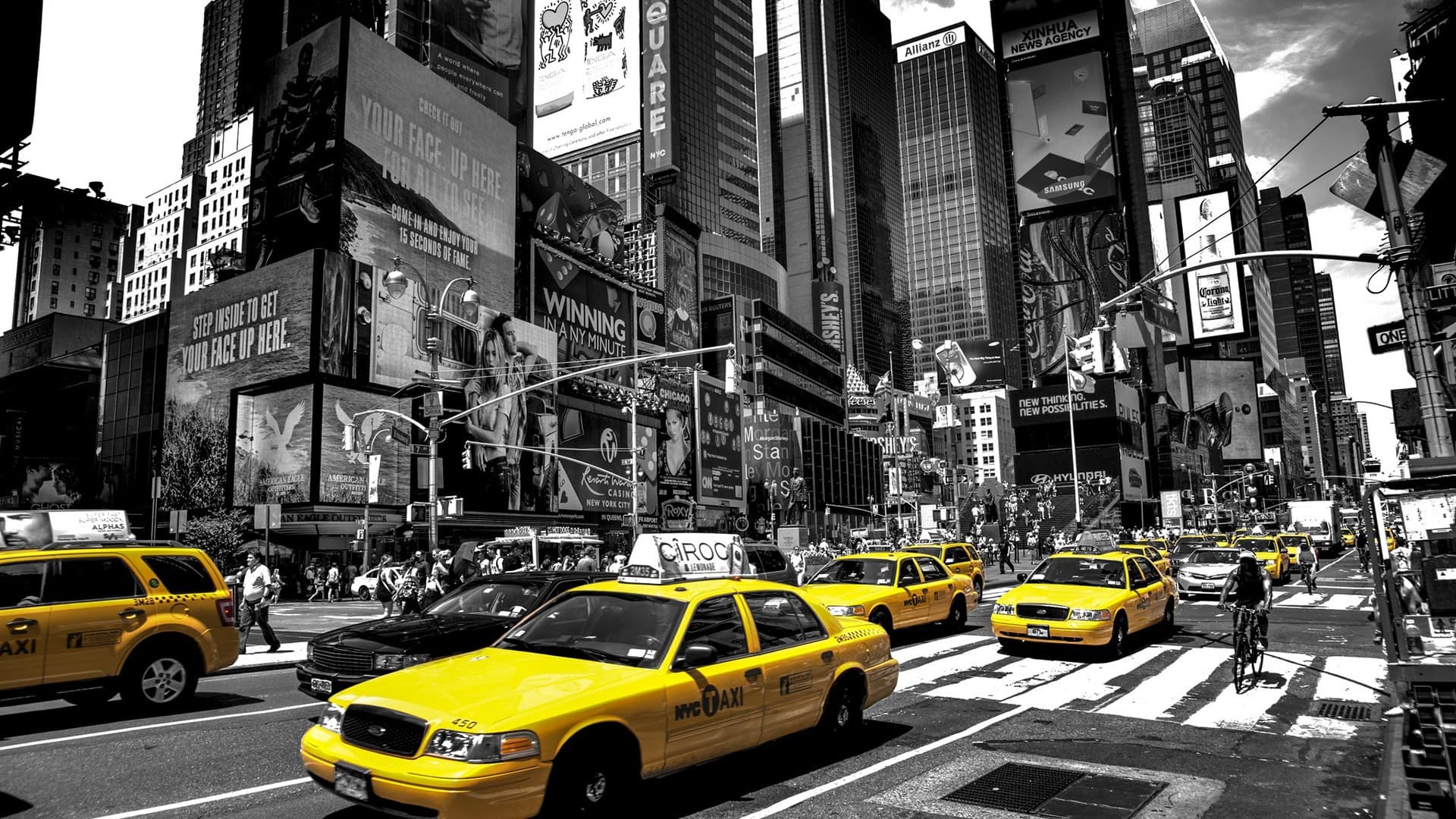 wallpaper et fond écran pays New York Amérique Times Square voyage monument tourisme