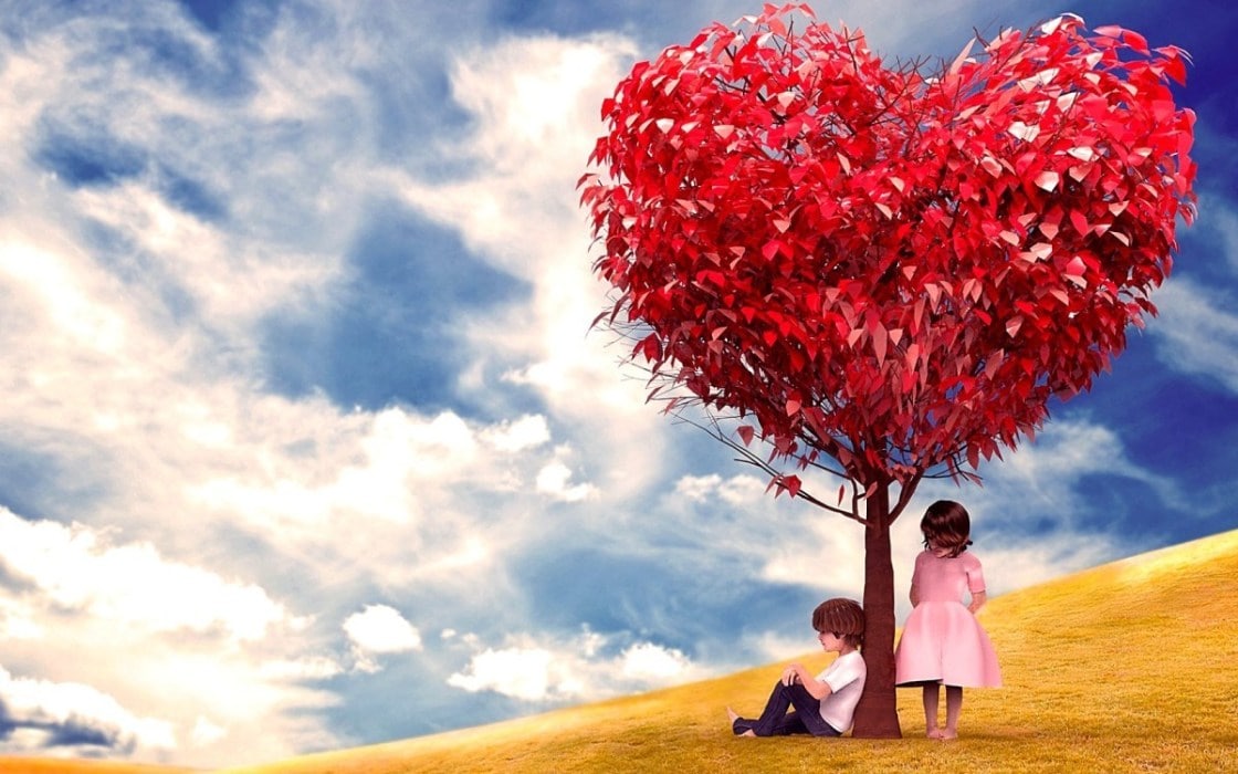 wallpaper et fond d'écran saint-valentin amour coeur fleurs amoureux fête sentiments