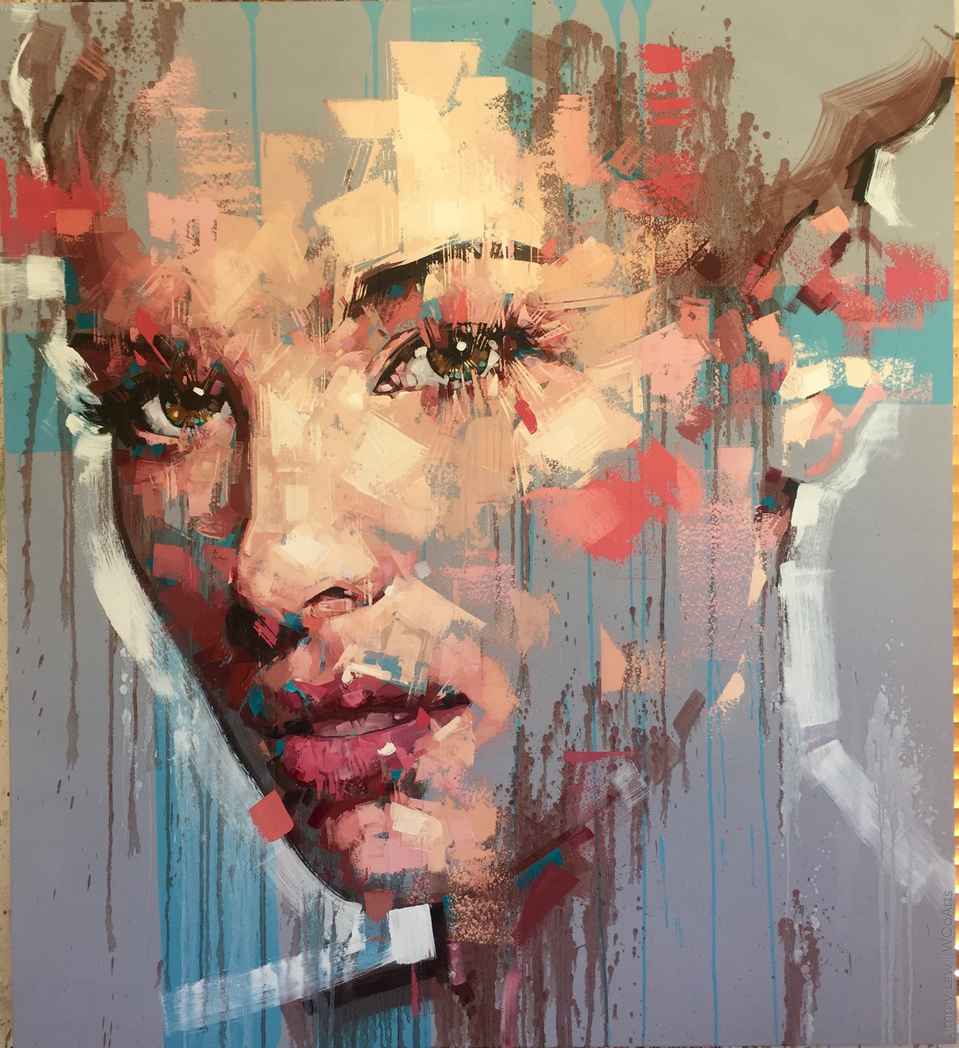 image artiste art illustrateur peinture peintre portrait