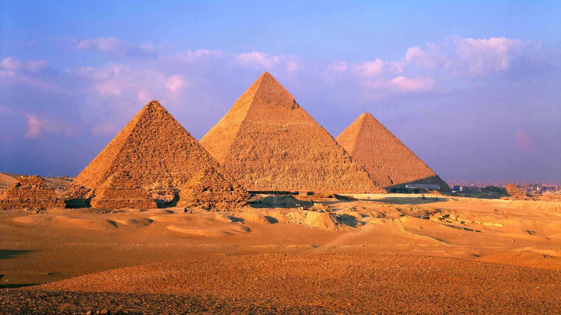 wallpaper et fond d'écran Pyramides Égypte pays paysage nature voyage monument tourisme