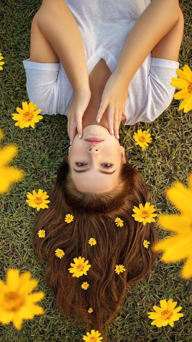 wallpaper et fond d'écran femme sereine vie spiritualité bien être nature