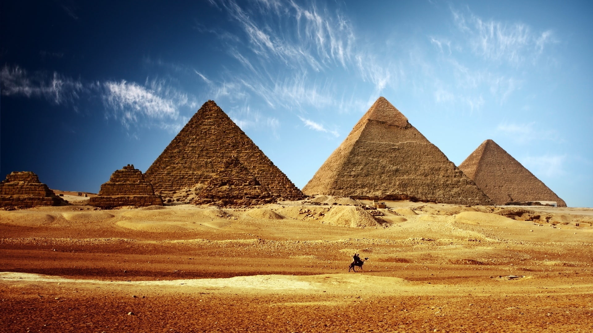 wallpaper et fond d'écran Pyramides Égypte pays paysage nature voyage monument tourisme