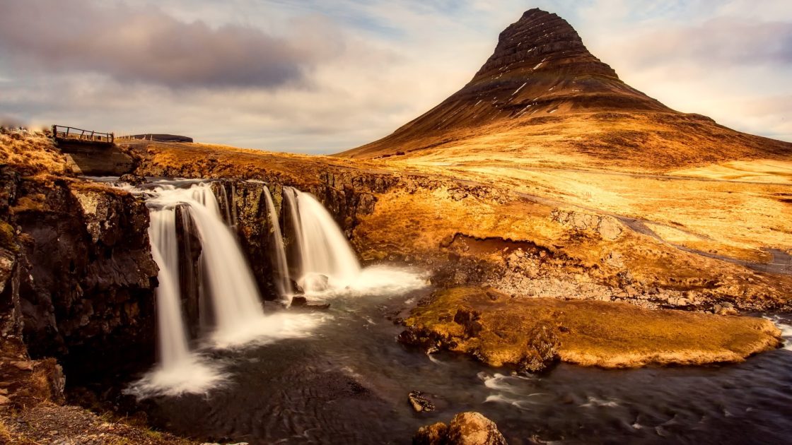 wallpaper et fond d'écran nature Islande paysage chutes d'eau cascade pays voyage