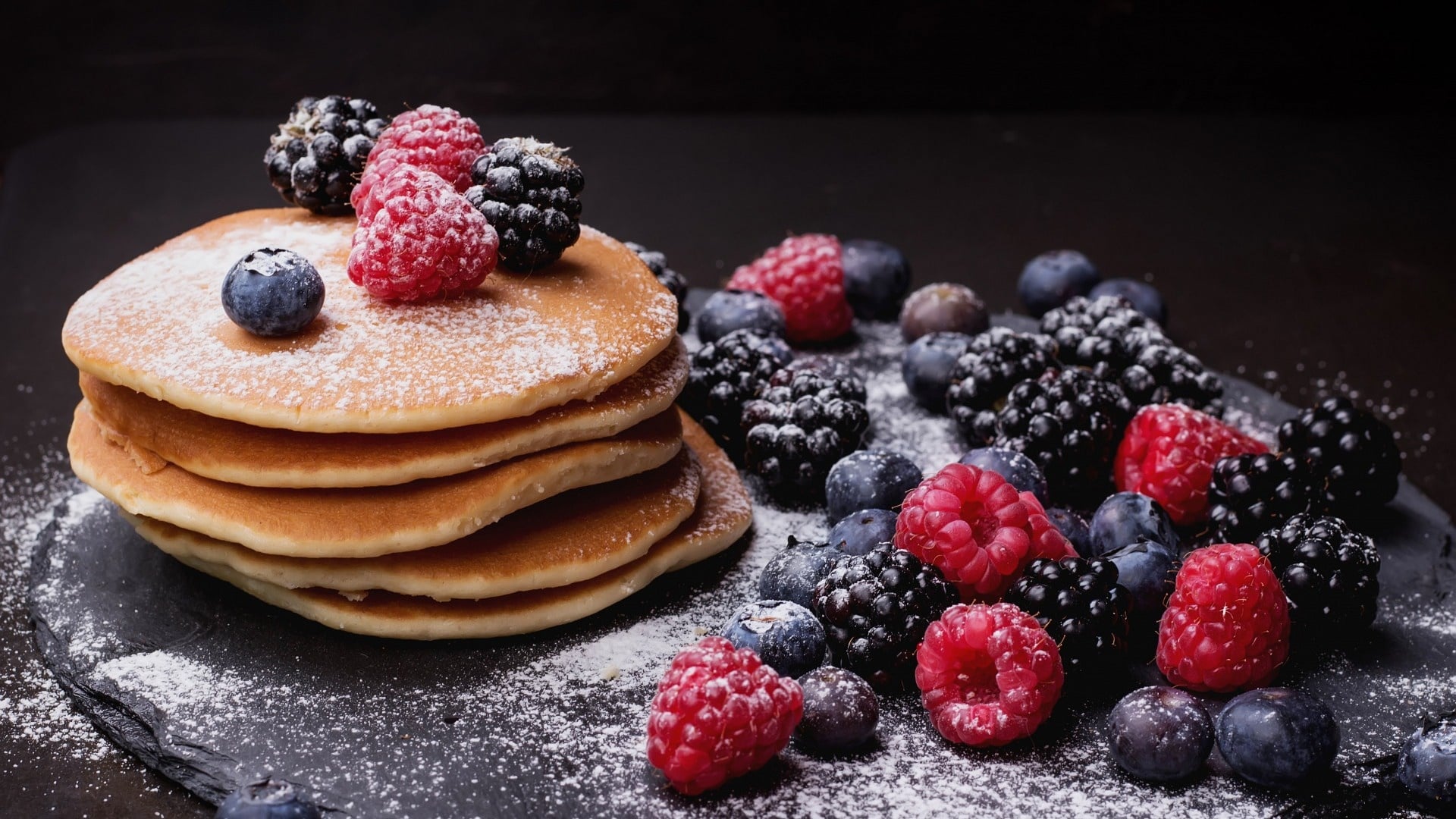 wallpaper et fond d'écran pancakes nourriture gâteaux fruits food cuisine